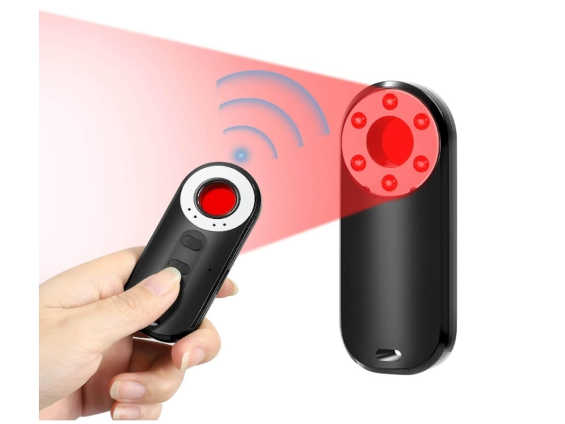 Detector de Câmera Oculta Localizador Espiã com Alarme Vibratório Rastreador Gps Rf e Bugs Scanner Sinal Sem USHION