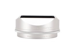 Square Lens Hood Light Blocking Retro Protective Magnetic Mount Lens Shade For X100 Series Silver LAXISCREED