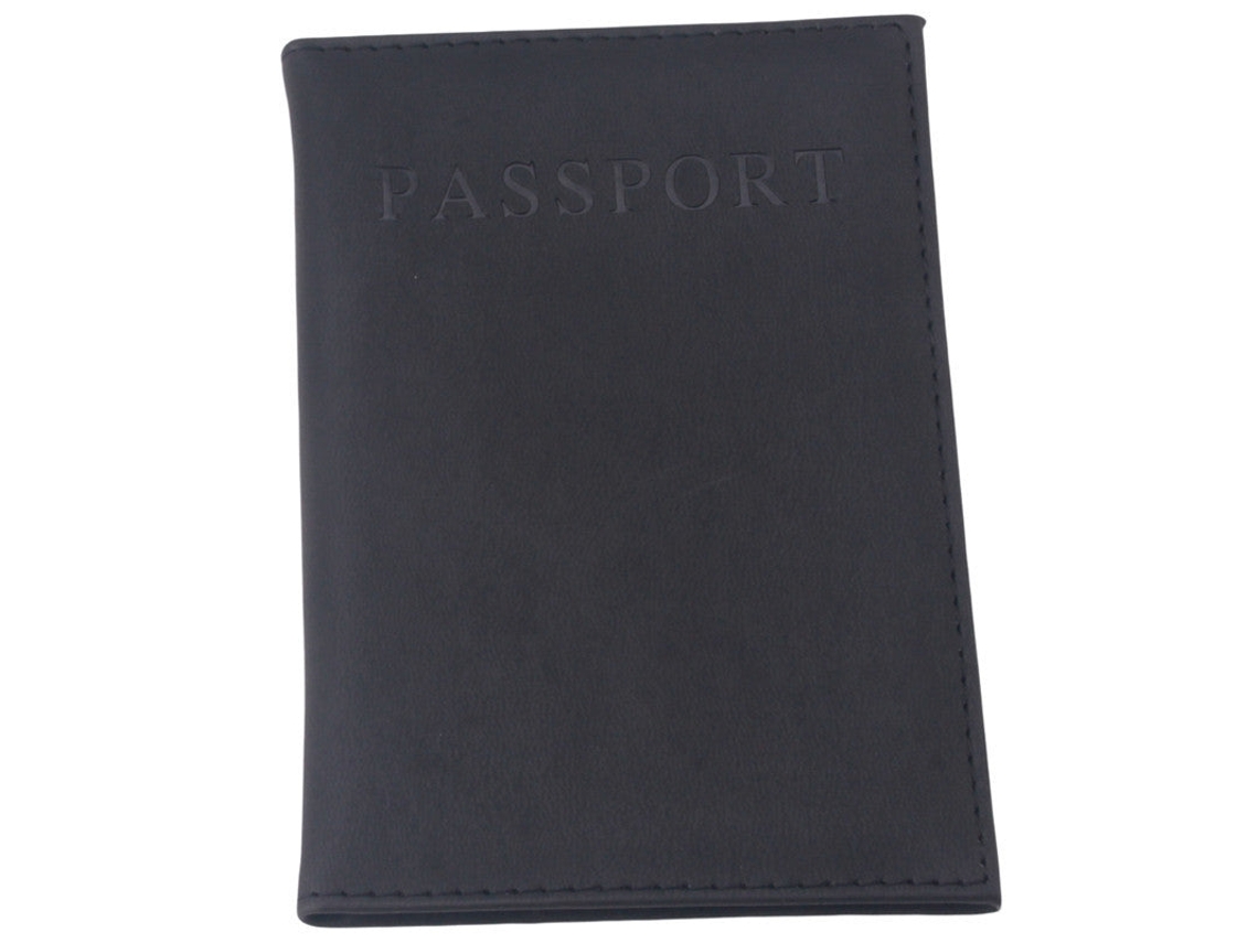 Porta-passaporte, Proteja Seu Passaporte, Preto, Aproximadamente 10 X 14 Cm