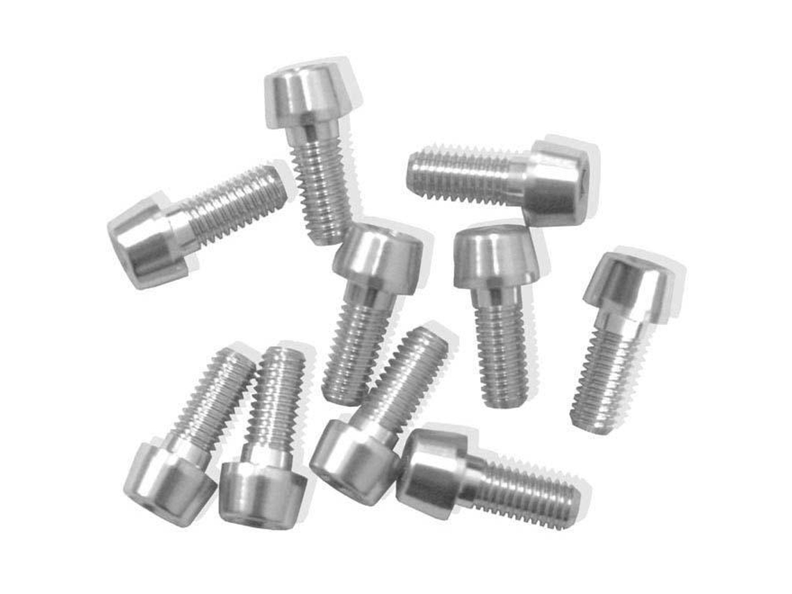 Msc Tiso Bolts M6x20 Argent Anodised 10 Units