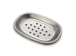 prato de sabonete de aço inox com prateleira de drenagem duas camadas