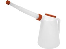 Copo Medidor De Óleo Jdl5 Com Tampa E Bico Flexível, Vermelho, 5 L