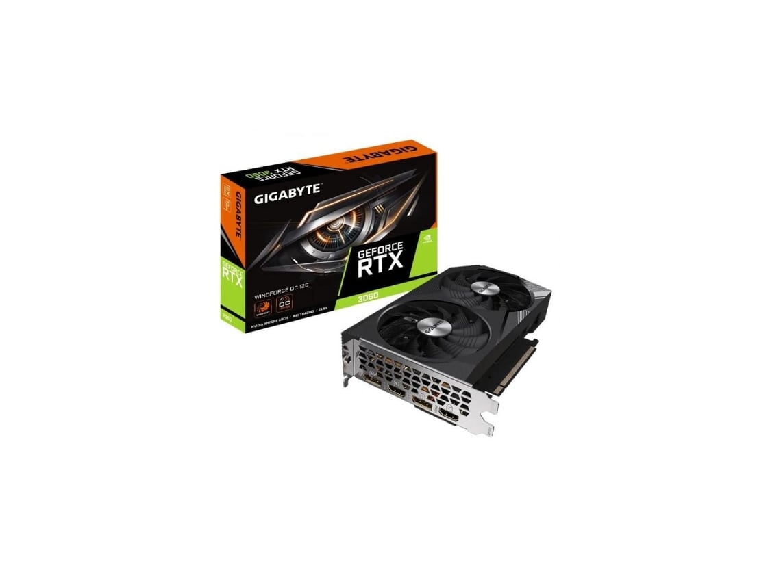 Placa Gráfica GIGABYTE Rtx 3060 (12 GB - GDDR6)