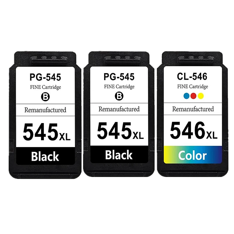 Cartucho de Tinta Pg440 Pg 440 441 para Impressoras Jato de Tinta Canon Pixma Mx374, Mx394, Mx434, Mx454, Mg3240 e Mg3540. MDUG (2 Pretos e 1 a Cores)