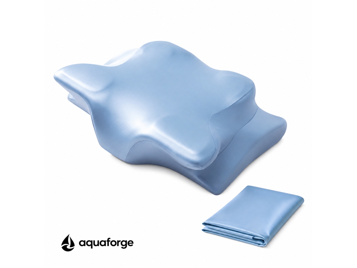 Almofada Cervical Ergonómica Espuma Viscoelástica Ortopédica