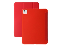 Capa Para Ipad Air 11 2026/2025/2024 11 Polegadas Com 3 Dobras,vermelha