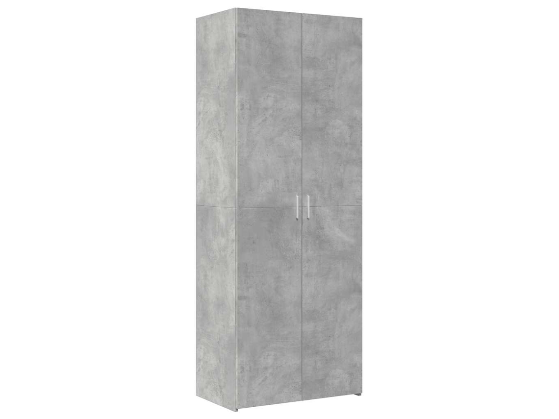 Armário Alto Derivado da Madeira Cinzento Cimento MAISON EXCLUSIVE 70x42,5x185 cm