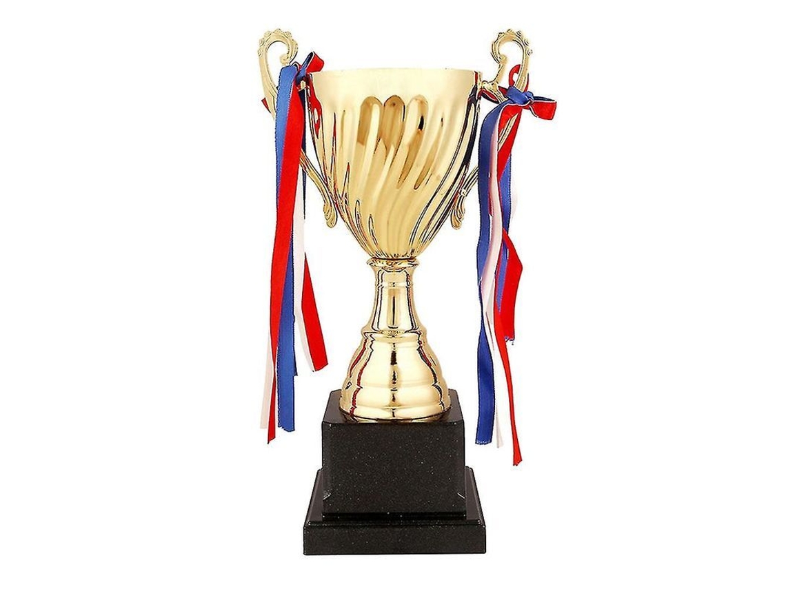 Troféu metálico Fasst para competições e eventos esportivos estudantis - Prático e durável.