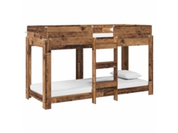 Conjunto 1 Cama Infantil Vidaxl Castanho Derivados De Madeira (75 X 190 Cm)