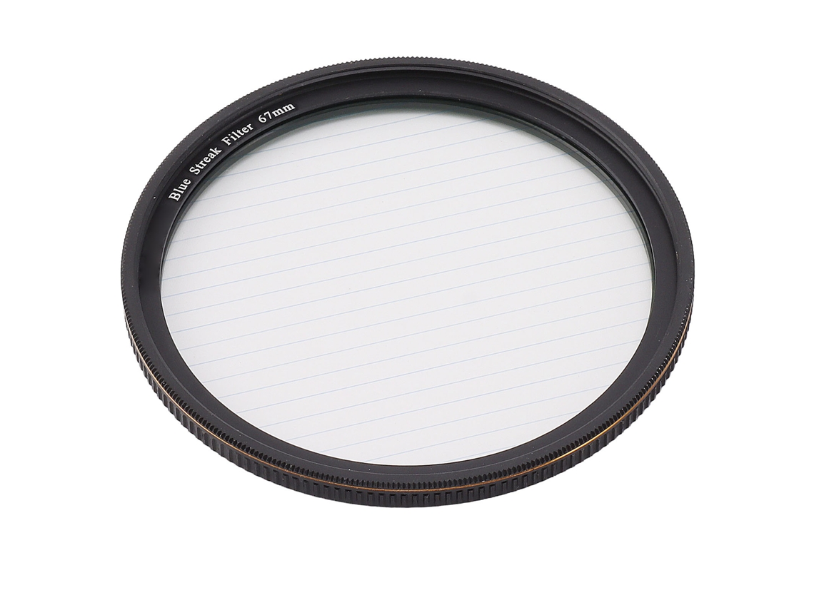 2026 filtro de Lente Blue Streak para Cámara Efecto Especial En Vidrio Óptico