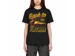 Rockinstone Back To The Future Movie By Bttf Black Adult T-shirt Size:m