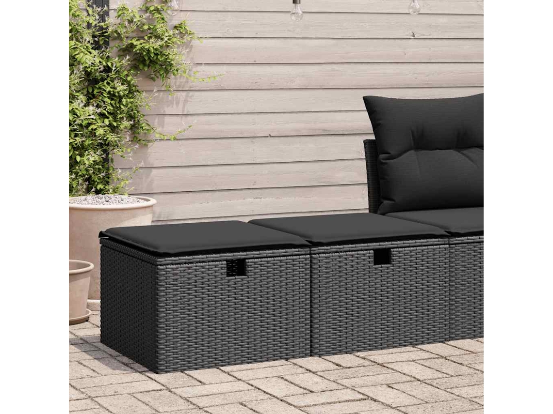 Conjunto de Móveis de Jardim HARLANV1 com lounge e almofadões em pinho e cinza