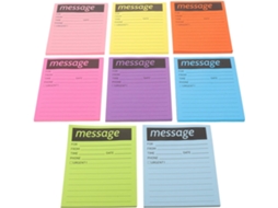 Bloco De Notas Para Mensagens Papel Telefônico 4x5 Bolsas Autocolante 8 Peças Design Distinto Utilização