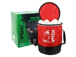 Bolas e Bolsa de Tênis de Mesa Practice Vermelho 120 Ballsfox Tt