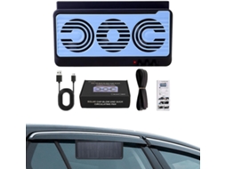 Ventilador solar para janela, ventilador para carro, ventilador de resfriamento silencioso