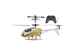 Primerox brinquedo Helicóptero de Controle Remoto 2.5 Canais com Luzes Led Liga Resistente a Quedas Ouro