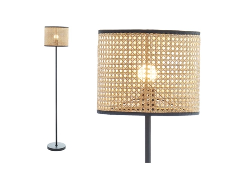 Candeeiro de pé OZAIA Clássico Neirobi (145 x 26 x 26 cm - Preto)