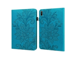 Capa De Couro Com Padrão De Renda Floral Em Relevo Para Tablet Huawei Matepad 11 2021