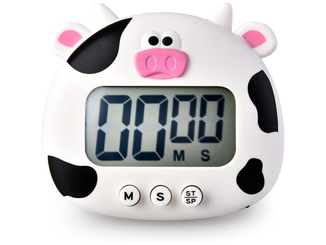 Temporizador De Cozinha Animal Cartoon, Temporizador Digital Com Magnético E Tela Clara Para Cozinha, Estudo E Esporte