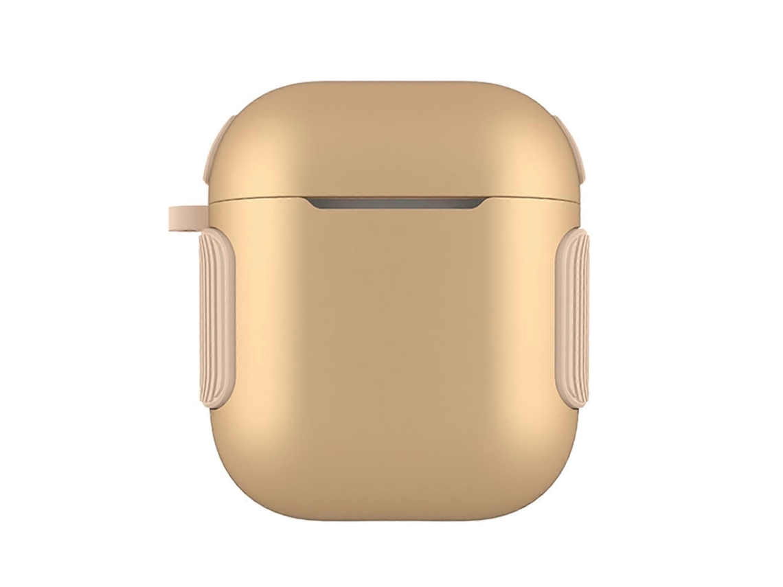 Capa para Fones de Ouvido 2 em 1 com Textura Fosca e Núcleos Contrastantes em PC + TPU para AirPods 2/1 GIECY