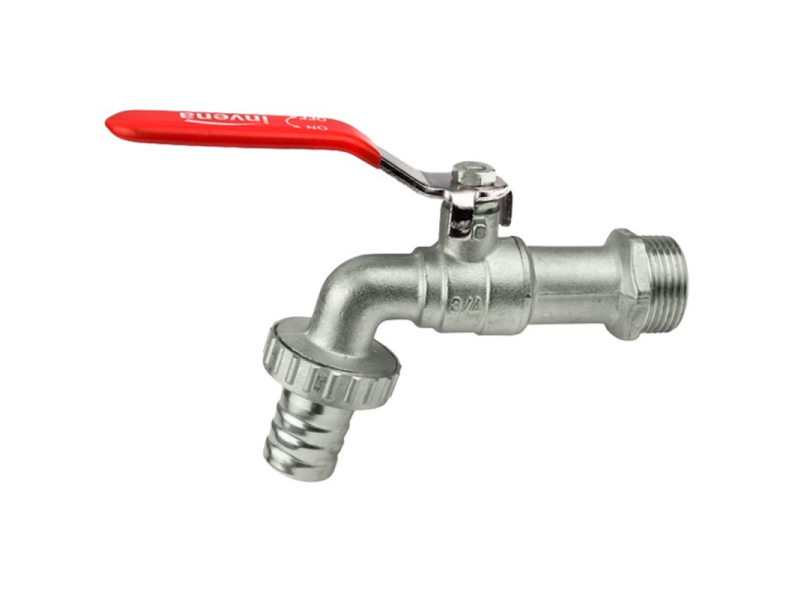 3/4 Polegadas Bsp Garden Tap Water Alevura Tipo Válvula Vermelha com Plugue de Mangueira