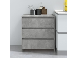 Aparador 70x41x75 cm Madera Procesada Cemento Gris