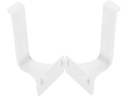 Ganchos De Plástico Branco Para Painel Perfurado, 2 Peças