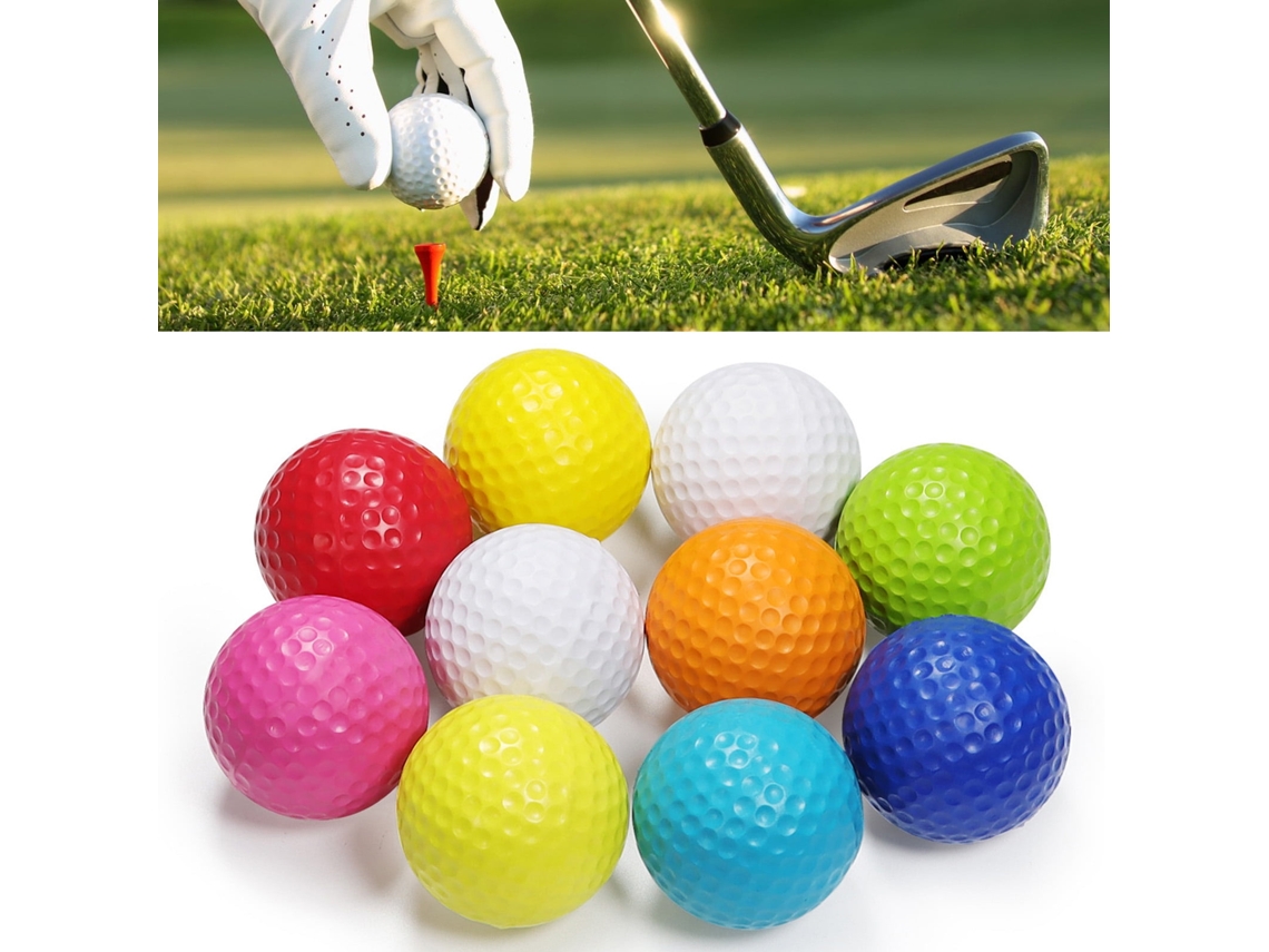 20 Pelotas De Golf De Colores Vibrantes