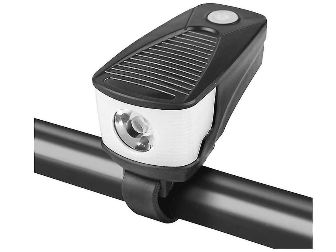 Conjunto Luz Bicicleta Led Brilhante 300lumens Usb Recarregavel Ipx8 Mtb/estrada/infantil Preto Yizhood