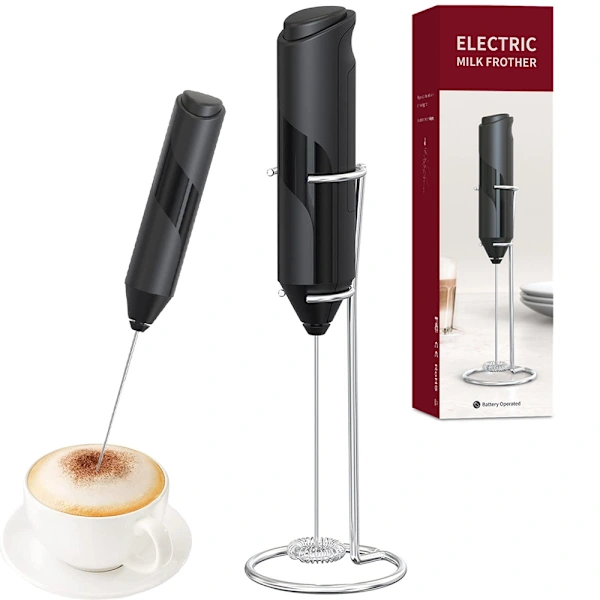Espumador Elétrico de Leite, com Suporte AQUAFORGE