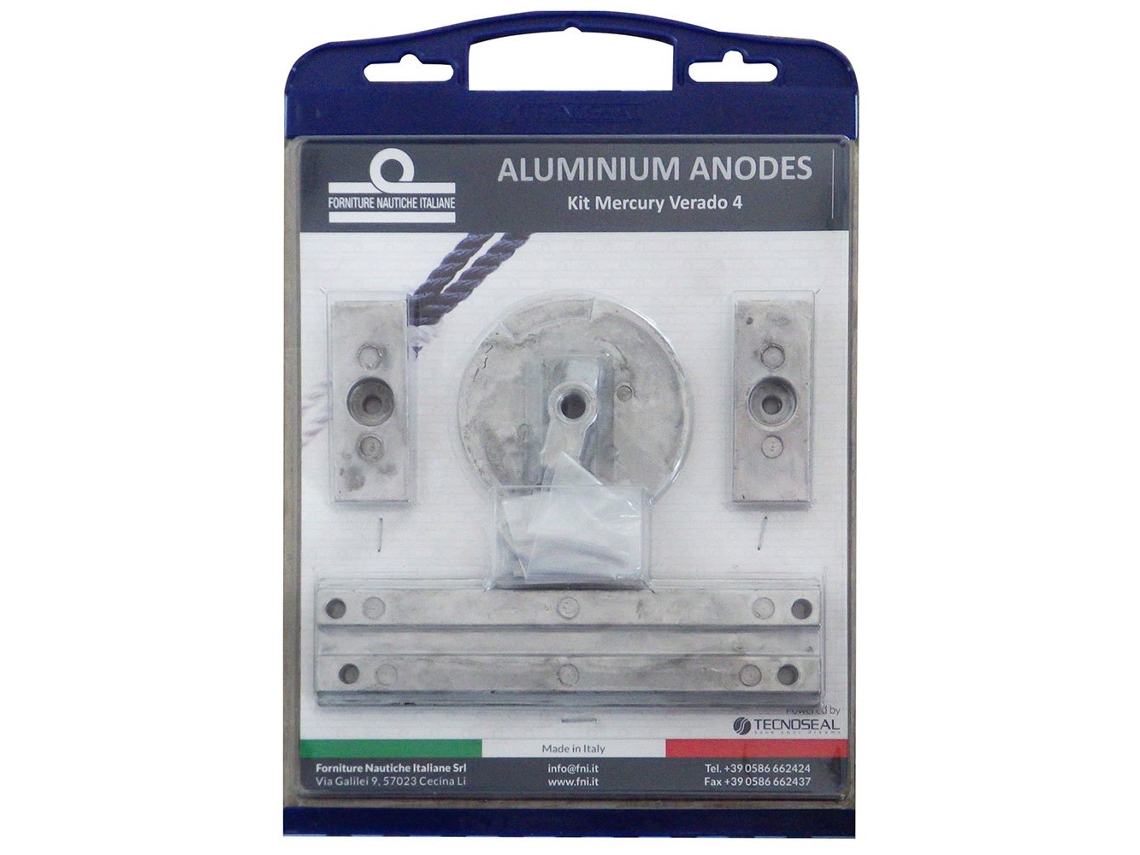 Ânodo de Alumínio Mercury Verado 4/Optimax Transparentetecnoseal