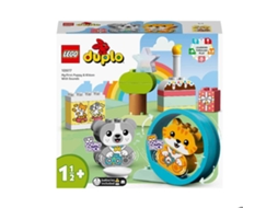 LEGO Duplo: O Meu Primeiro Cãozinho e Gatinho com Sons - 10977 