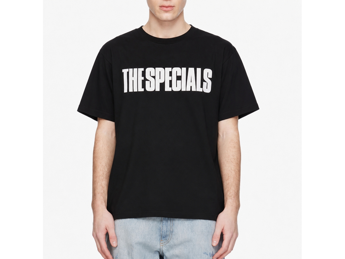 The Specials Solid Logo T-shirt Black Classic Unisex Adults Size:l