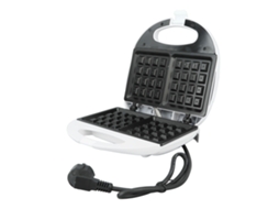 Maker de Waffles Mini 750w Liga de Alumínio com Placa Antiaderente para Café da Manhã e Lanches | S/MARCA