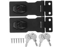 Fechadura De Segurança Cabilock 2 Peças Com Chave Para Portas Armários, Fechadura Para Portas Internas, Trinco Para
