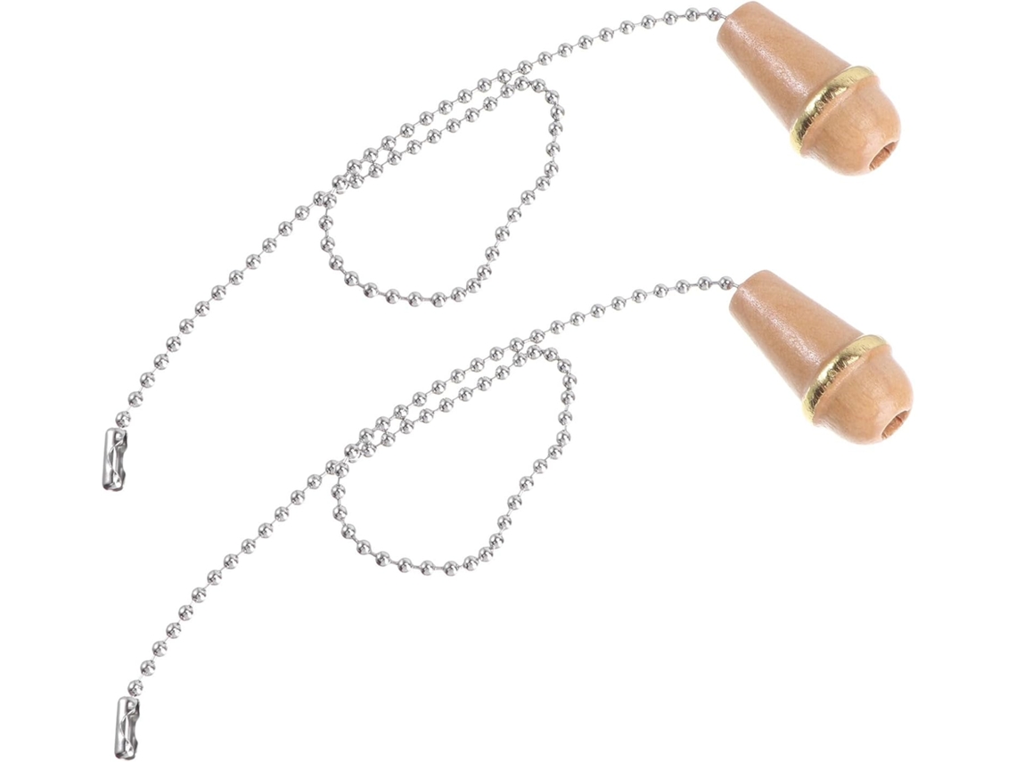 Conjunto De 2 Correntes Resistentes Para Ventilador Teto Com