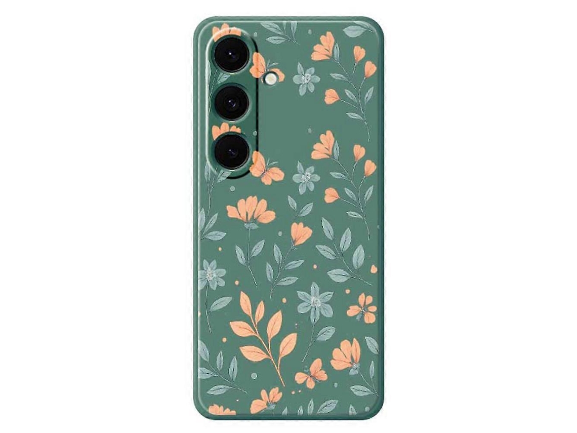 Capa Tpu Para Samsung Galaxy S24 Fe, Verde, Elysve