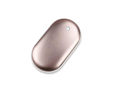 Carregador portátil aquecedor USB e aquecedor de mãos no inverno 2000mAh recarregável (rosa) BININBOX