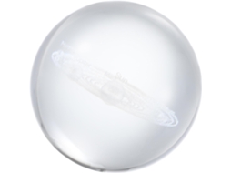 Esfera Cristal 3d Sistema Solar Tecnologia Corte Avançada Superfície Prata Maciça Decoração Elegante Presente GOKOCO