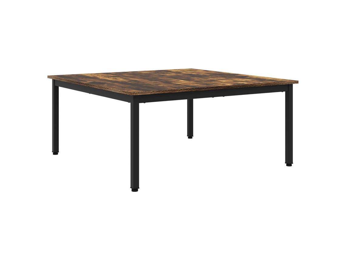 Mesa de Centro Carvalho Fumê 100 X 100 X 45 Cm MAISON EXCLUSIVE