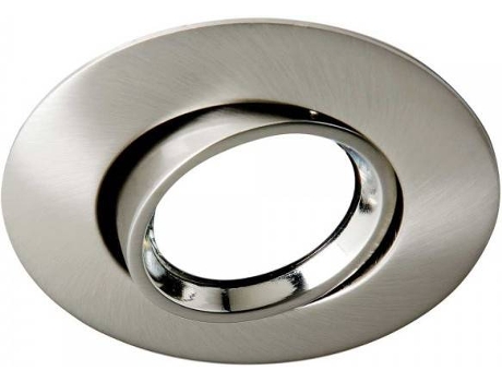 Candeeiro de Teto Embutida  Round II (Prateado - GU10 - 50 W - Alumínio)