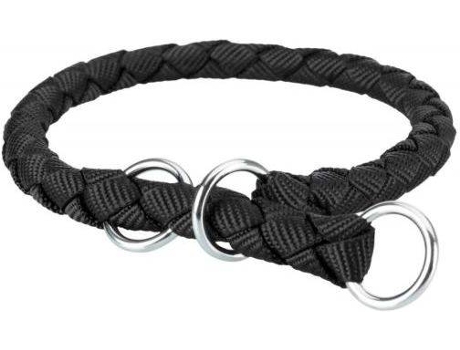 Coleira para Cães  Redondo (Preto - 47-55 x 1.8 cm - Nylon)
