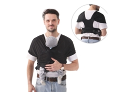 Lurelia Porta-bebé Ergonómico Ajustável Preto