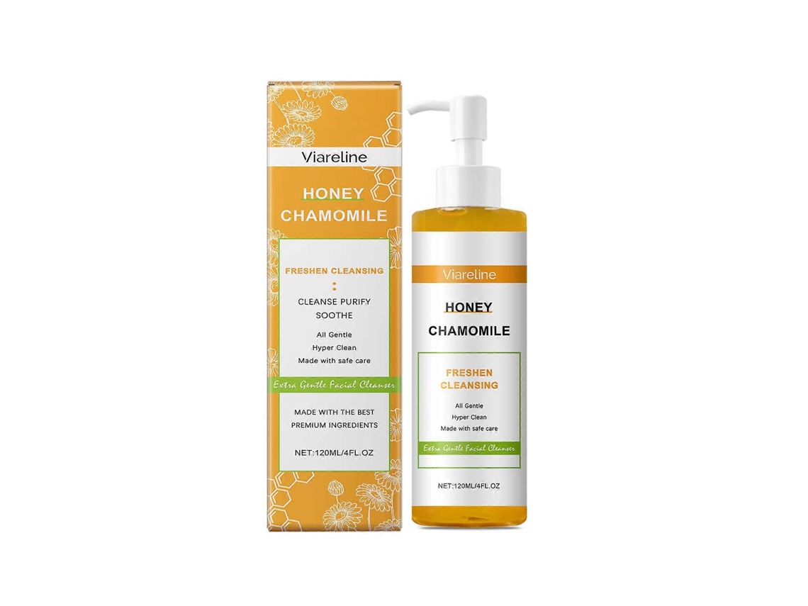 Loção De Limpeza Hidratante De Camomila: Limpador Suave De Poros, Hidratação Profunda, Fórmula Antienvelhecimento, 120 Ml