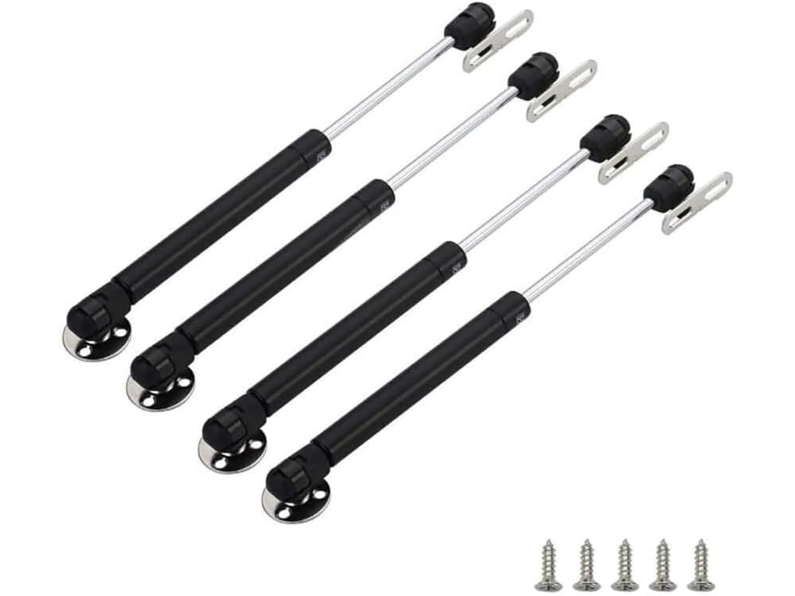 Amortecedor A Gás Para Porta De Armário, 4 Peças, Mola De Elevação, Suporte Pneumático A Gás, Amortecedor, Mola, Suporte