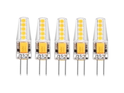 Lâmpada LED G4 12V 3W 4000K, 200lm, substitui halogênio 20W, não dimmable, base pino | S/MARCA