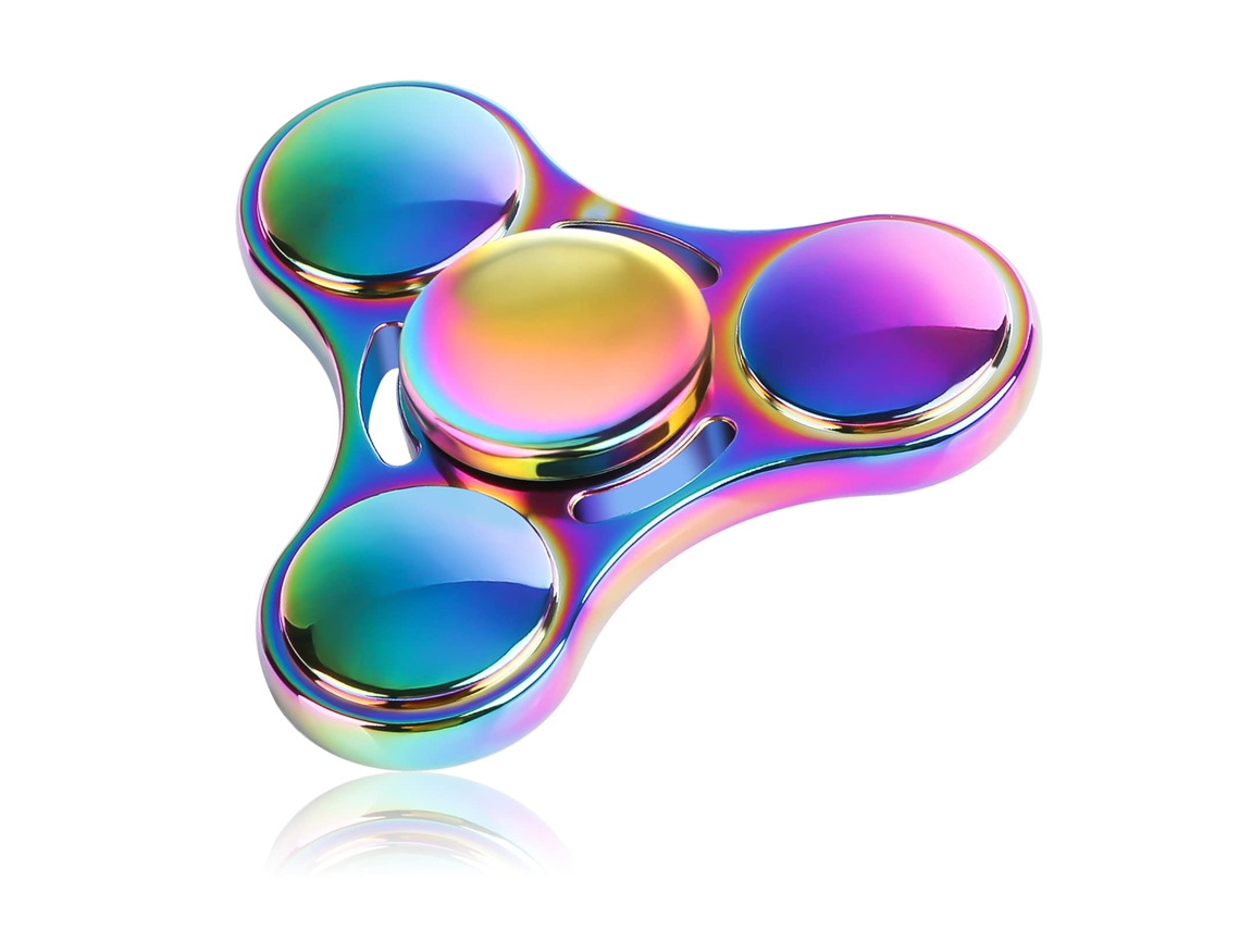 Spinner de Metal Resistente, Rolamento de Aço Inoxidável, Manual de Alta Velocidade e Precisão, Brinquedo Edc Antiestresse, Foco e Ansiedade AQUAFORGE