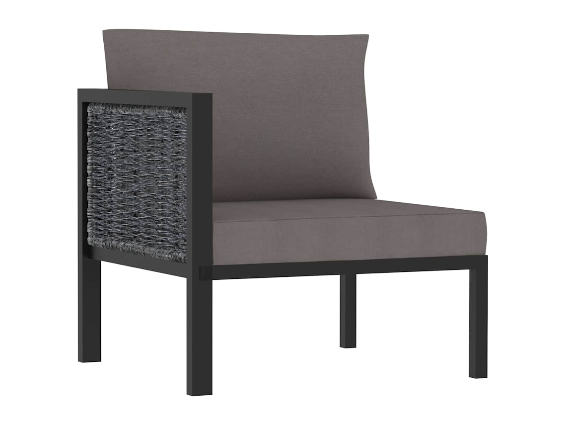 Corner Sofa, Corner Sofas Vidaxl Antracite Rattan / Vime (n/a)