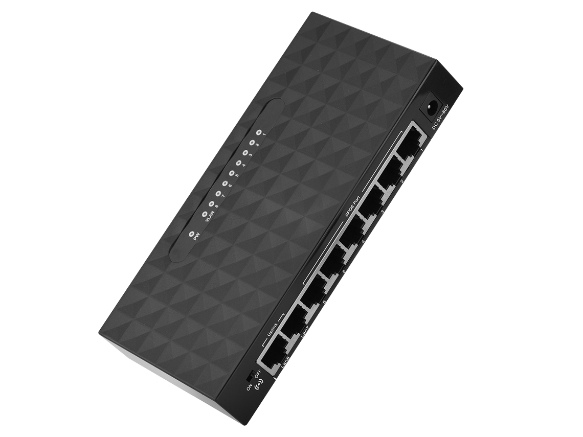 Switch Ethernet Mini 8 Portas 10/100mbps LAXISCREED