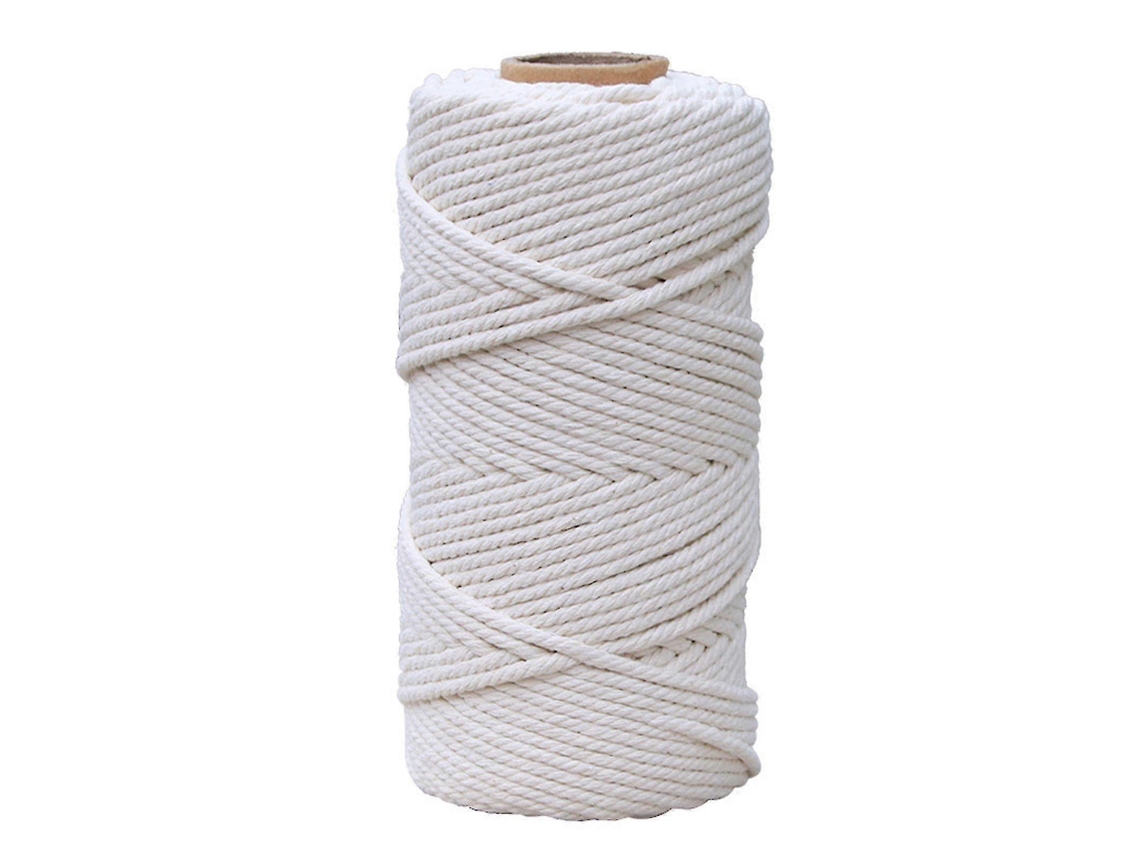 Hilo de algodão branco para carnes, 100m, 2mm | S/MARCA